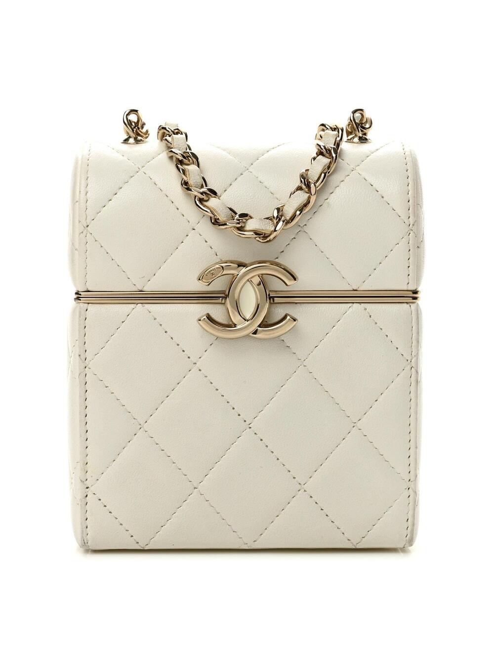 Chanel Lambskin Quilted Small Box With #370690C19B